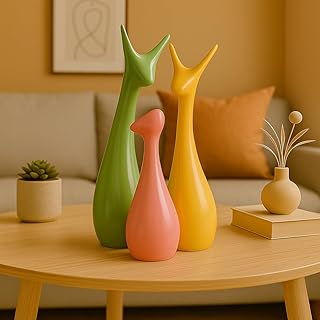 LIFEHAXTORE® Home Décor Lucky Deer Family Set 